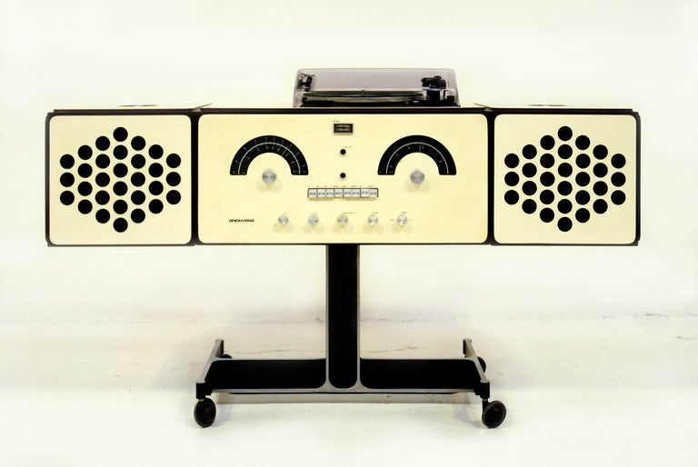 Mid-Century Modern Radio- record player mod. RR126- Achille Castiglioni- Brionvega