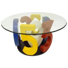 Table-sculpture designer Ugo Nespolo- limited edition