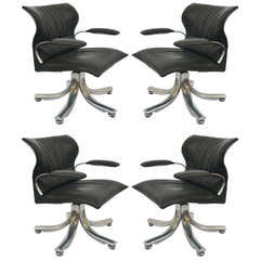 Set of 4 armchairs Vela- Giovanni Offredi- Saporiti