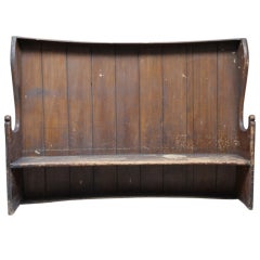 Large bow back English settle