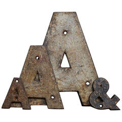 Cast Iron Letters