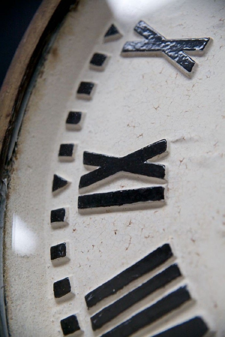 19th Century Cast Iron Gents Clock
