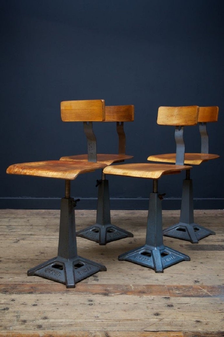 English Singer Work Chairs