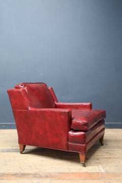 Red Leather Lounge chair