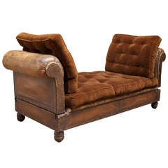 French Leather Day Bed