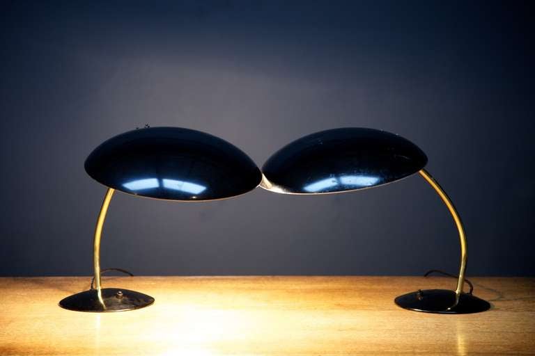 German Christian Dell Table Lamps