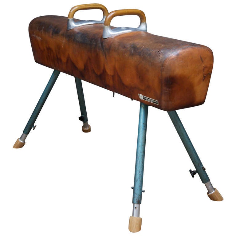 Leather Gym Horse at 1stdibs