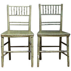 Faux Bambo Chairs