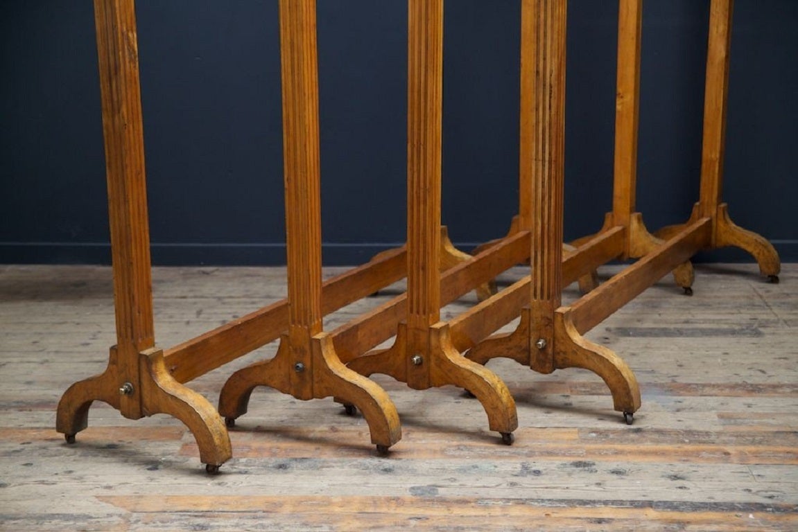 Scottish Satinwood Coat Rails