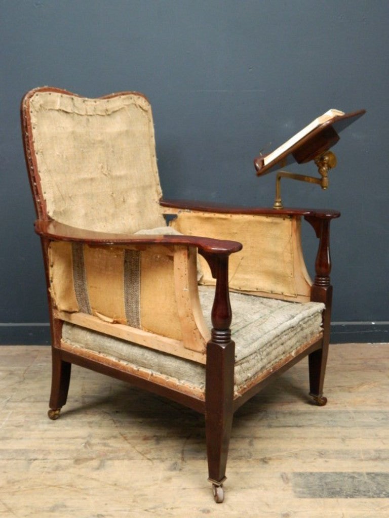 Edwardian Library or Reading Chair