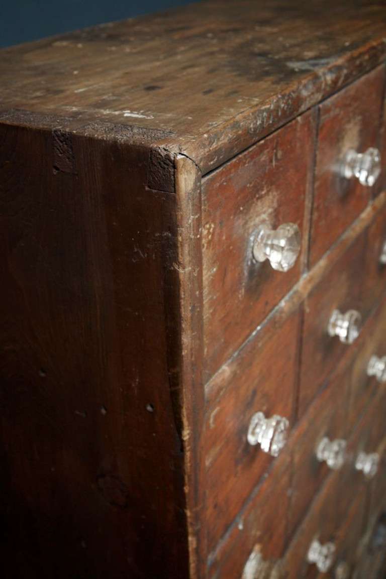 vintage seed cabinet