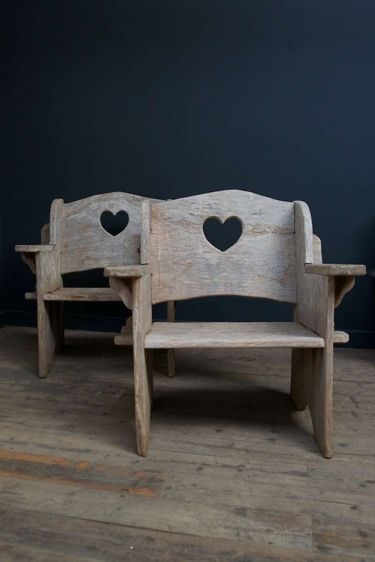 Wooden Garden Love Seats For Sale at 1stDibs