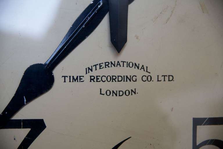 20th Century Large Factory Clocks