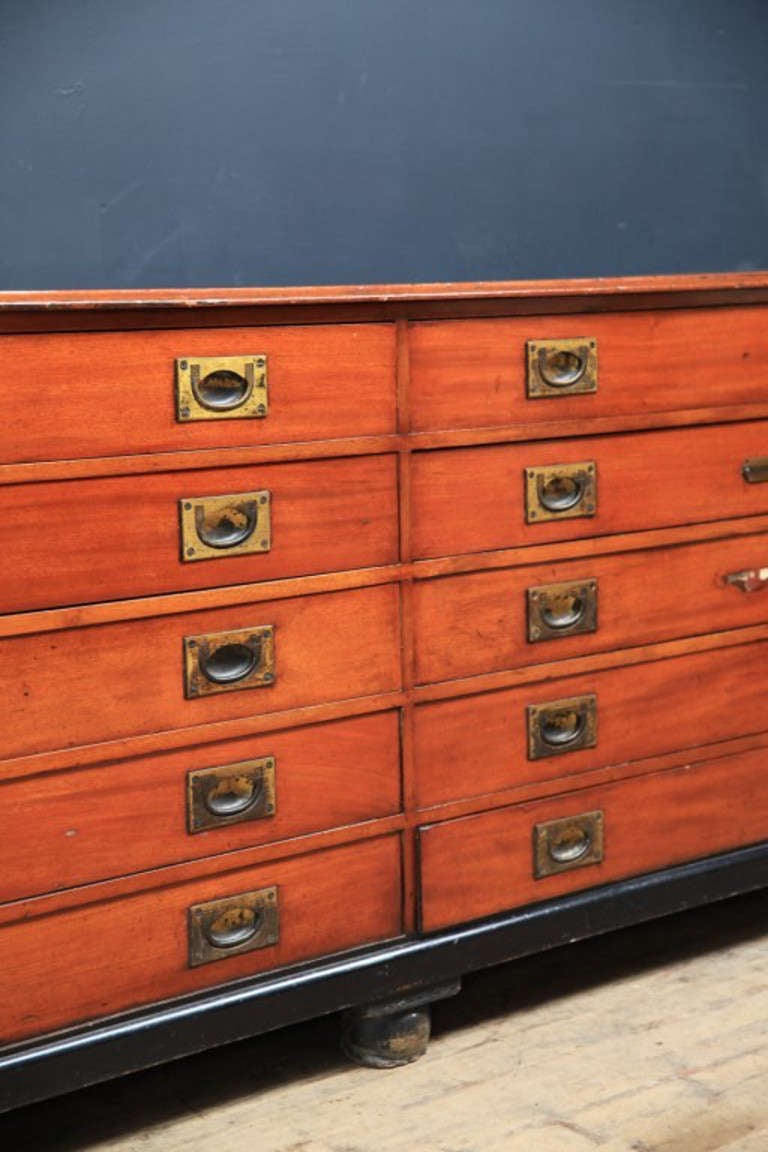 English Harbour Masters Map Drawers 