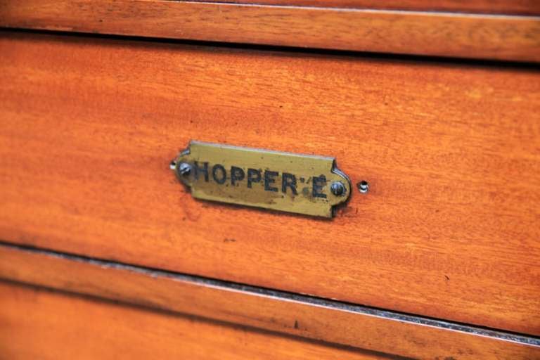 20th Century Harbour Masters Map Drawers 