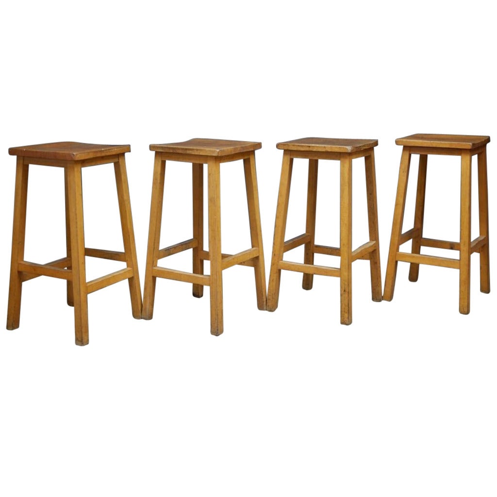 Square Seat Lab Stools