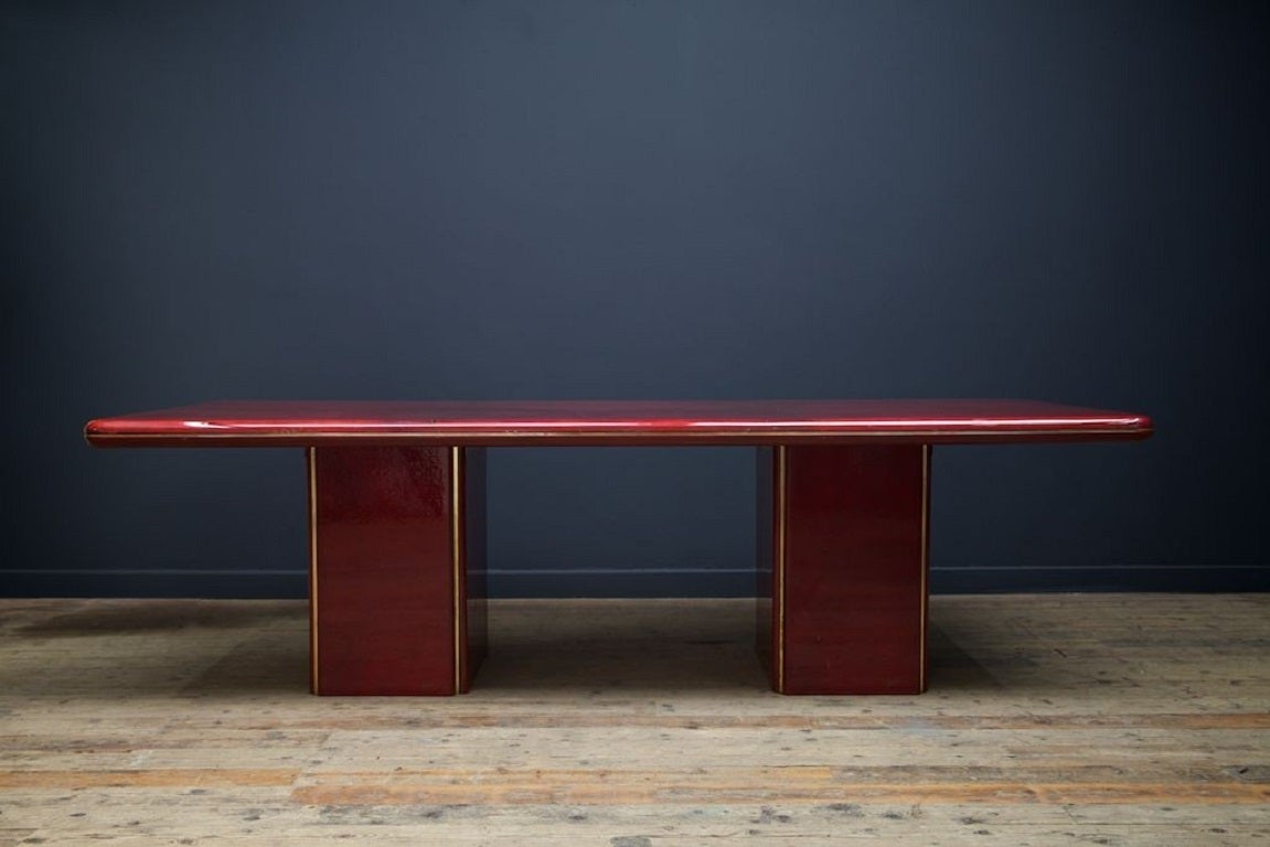 20th Century Karl Springer Dining Table For Sale