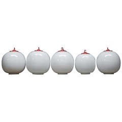 Poppy Opaline Pendant Lights