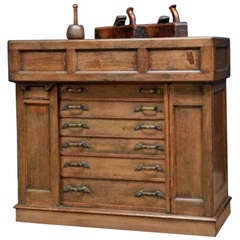Antique Carving And Joiners' Work Cabinet 
