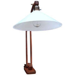Wooden Desk Lamp