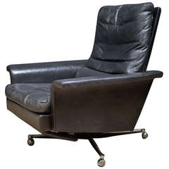 Black Leather Recliner