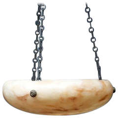 Small Alabaster Plaffonier