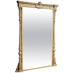 Large Overmantel Mirror