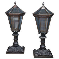 Antique Gate Pier Lanterns