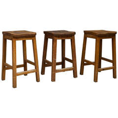 Vintage English Lab stools