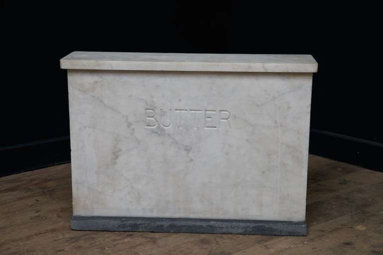 English Marble Butter Counter