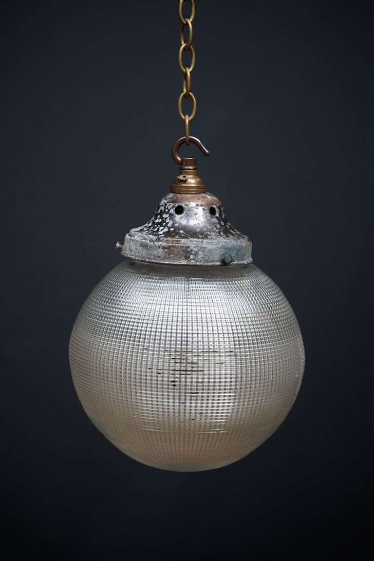 Globe Holophane Pendant Lights