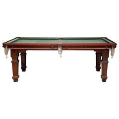 Antique Quarter Size Snooker Table