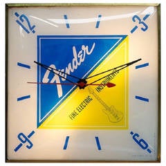 Fender Dealer Clock