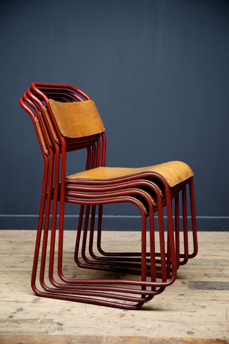 English Cox Stacking Chairs