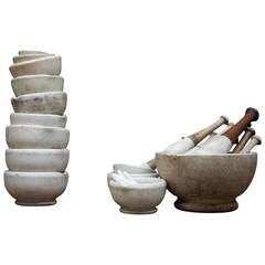 Collection of Pestles and Mortar