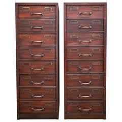 Antique Metal Filing Cabinets