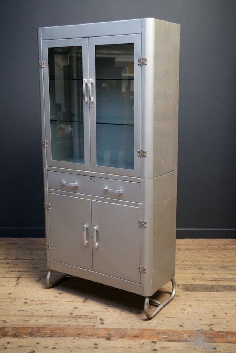 Mid-20th Century Medical Cabinet