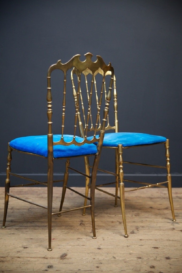 European Brass Chiavari Chairs