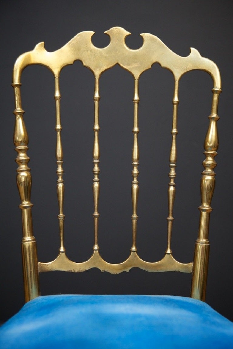 Brass Chiavari Chairs In Good Condition In Llandudno, Conwy