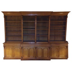 Massive 19th Century Victorian Oak Bookcase