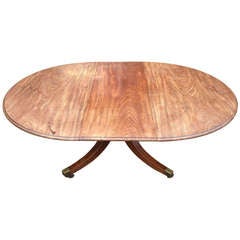 Round Extending Antique Dining Table