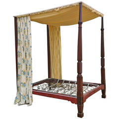 Mahogany Four Poster Bed 6