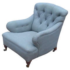 Antique Easy Armchair by Howard and Sons Antique Easy Armchair by Howard and Sons