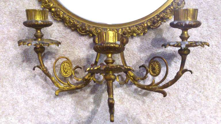 Mirror Back Wall Sconce 1