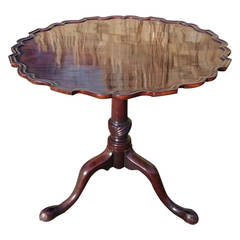 Antique Cuban Mahogany Wine or Lamp Table