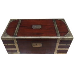 Antique Campaign Writing Box