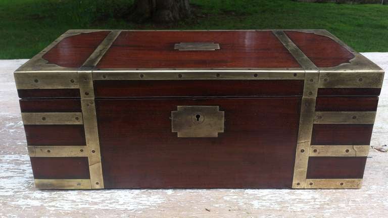18th Century and Earlier Antique Campaign Writing Box