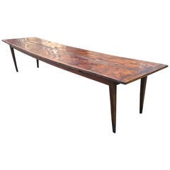 Long Antique Refectory or Hall Table