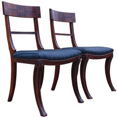 24 Regency Style Klismos Dining Chairs