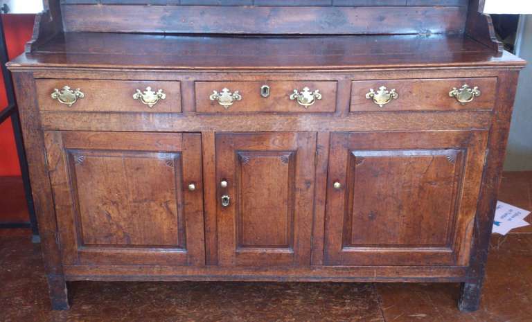 British Antique Oak Dresser